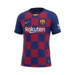 Camiseta retro FC Barcelona Primera Equipación 2019/20 — vista frontal en maniquí