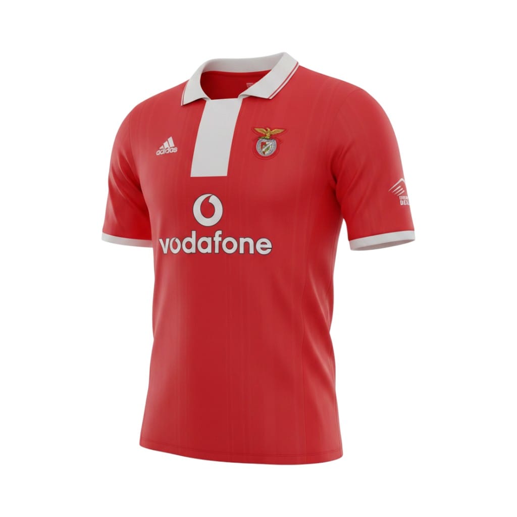 camiseta-retro-benfica-2004-05-primera-equipacion-01 Camiseta retro del Benfica de la temporada 2004/05, primera equipación. — vista frontal en maniquí
