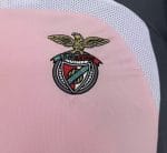 Camiseta retro Benfica 2007/08, segunda equipación rosa y gris oscuro — foto 5