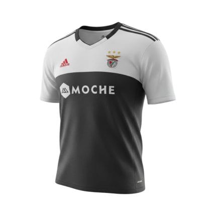 Camiseta retro Benfica 2013/14 Segunda Equipación — vista frontal en maniquí
