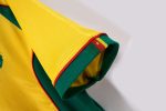 Camiseta retro Camerún 1998/99 segunda equipación amarilla y verde. — foto 4
