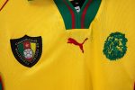 Camiseta retro Camerún 1998/99 segunda equipación amarilla y verde. — foto 7