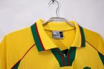 Camiseta retro Camerún 1998/99 segunda equipación amarilla y verde. — foto 9