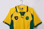 Camiseta retro Camerún 1998/99 segunda equipación amarilla y verde. — foto 10