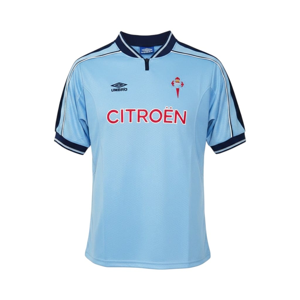 camiseta-retro-celta-de-vigo-1999-00-primera-equipacion-01 Camiseta retro Celta de Vigo 1999/00, primera equipación, manga corta. — vista frontal en maniquí
