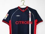 Camiseta retro Celta de Vigo 2001/02 segunda equipación azul marino y roja — foto 9