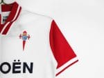 Camiseta retro Celta de Vigo 2001/02 segunda equipación, diseño a mitades rojo y blanco — foto 7