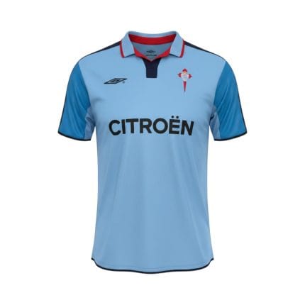 Camiseta retro Celta de Vigo 2003/04 primera equipación — vista frontal en maniquí