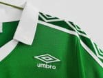 Camiseta retro Celtic 1980 Primera Equipación, verde con detalles blancos y logo Umbro. — foto 6