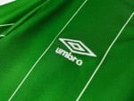 Camiseta retro Celtic 1984/86 tercera equipación verde rayas blancas — foto 5