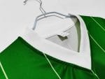 Camiseta retro Celtic 1984/86 tercera equipación verde rayas blancas — foto 7