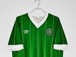 Camiseta retro Celtic 1984/86 tercera equipación verde rayas blancas — foto 8