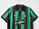 Camiseta retro del Celtic de Glasgow, segunda equipación de la temporada 2006/07, con rayas verdes y negras. — foto 9