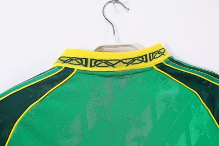 Camiseta retro Celtic verde y amarilla, diseño de fantasía, primera equipación — foto 2