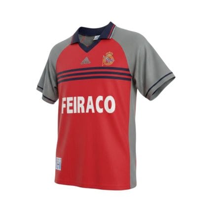 Camiseta retro Deportivo de La Coruña 1998/99 segunda equipación — vista frontal en maniquí