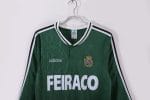 Camiseta retro del Deportivo de La Coruña 1999/00, segunda equipación verde, manga larga. — foto 10