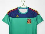 Camiseta de portero retro de España 2010-2012, verde y azul marino, con el escudo de Campeones del Mundo. — foto 11