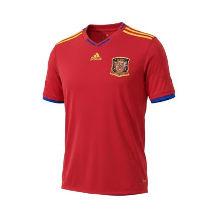 Camiseta retro España 2010 Primera Equipación — vista frontal en maniquí