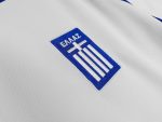 Camiseta retro Grecia 2004 segunda equipación blanca y azul — foto 9