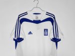 Camiseta retro Grecia 2004 segunda equipación blanca y azul — foto 11