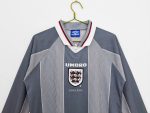 Camiseta retro Inglaterra 1996 segunda equipación manga larga — foto 6