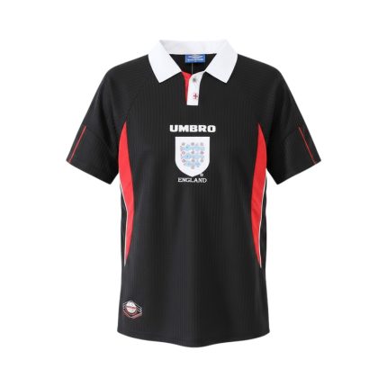 Camiseta retro Inglaterra 1998 tercera equipación — vista frontal en maniquí
