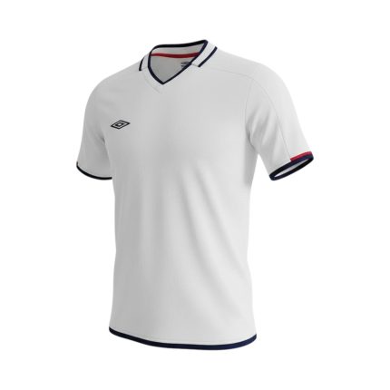 Camiseta retro Inglaterra 2001/03 primera equipación — vista frontal en maniquí