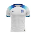 Camiseta retro de la primera equipación de Inglaterra 2022 — vista frontal en maniquí