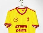 Camiseta retro amarilla del Liverpool de la temporada 1985/86, tercera equipación. — foto 10