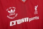Camiseta retro del Liverpool de la temporada 1986/87, primera equipación, con el parche de la FA Cup Final 1986. — foto 6