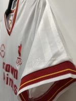Camiseta retro Liverpool 1986-1987 tercera equipación blanca Crown Paints con escudo de doblete. — foto 3