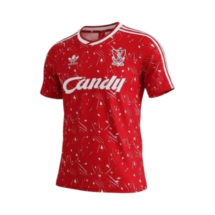 Camiseta retro Liverpool 1989/91 primera equipación. — vista frontal en maniquí