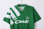 Camiseta retro Liverpool 1991/92 segunda equipación verde — foto 9