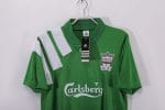 Camiseta retro Liverpool 1992/93 segunda equipación verde — foto 6