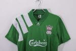 Camiseta retro Liverpool 1992/93 segunda equipación verde — foto 10