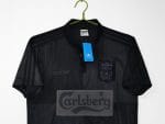 Camiseta retro Liverpool 1995/96 edición especial negra, manga corta — foto 2
