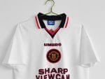 Camiseta retro Manchester United 1996/97 segunda equipación blanca — foto 3