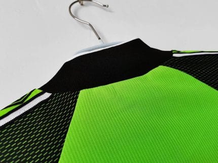 Camiseta retro de portero Manchester United 1998/99 verde manga larga. — foto 2