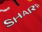 Camiseta retro Manchester United 1998/99 Primera Equipación manga larga — foto 7