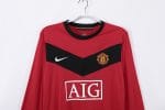 Camiseta retro Manchester United 2007-2008 primera equipación manga larga — foto 9