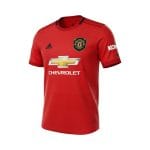 Camiseta retro Manchester United 2019/20 Primera Equipación — vista frontal en maniquí