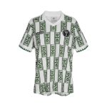 Camiseta retro Nigeria 1994 segunda equipación — vista frontal en maniquí