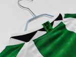 Camiseta retro de la segunda equipación de Nigeria de la temporada 1996, color blanco y verde. — foto 2