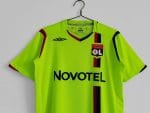 Camiseta retro Olympique de Lyon 2008/09 segunda equipación amarilla fluorescente — foto 8