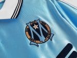 Camiseta retro Olympique de Marsella 1998/99 segunda equipación celeste Adidas Ericsson — foto 10