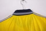 Camiseta retro Olympique de Marsella 1998/99 tercera equipación amarilla y azul marino — foto 2