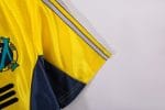 Camiseta retro Olympique de Marsella 1998/99 tercera equipación amarilla y azul marino — foto 8