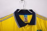 Camiseta retro Olympique de Marsella 1998/99 tercera equipación amarilla y azul marino — foto 9