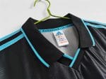 Camiseta retro Olympique de Marsella 1999/00 tercera equipación negra y celeste — foto 11