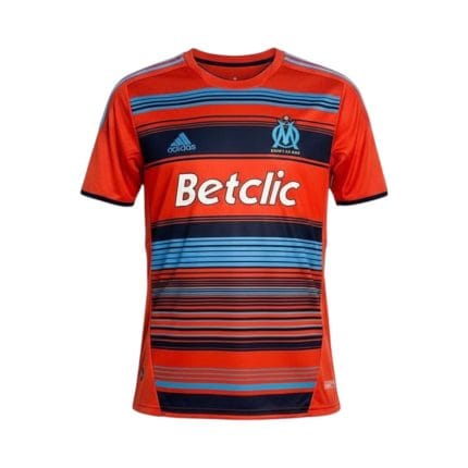 Camiseta retro Olympique de Marsella 2011/12 tercera equipación — vista frontal en maniquí